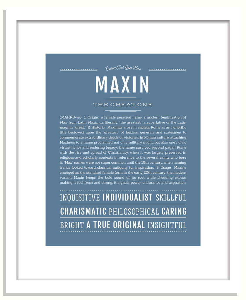 Maxin | Name Art Print