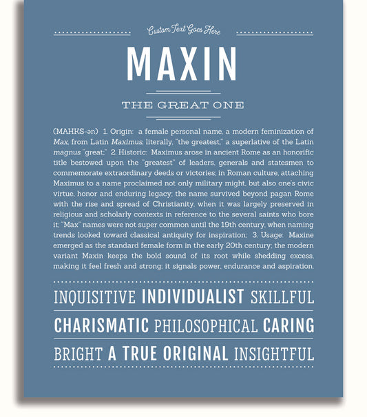 Frame Options | Steele Blue | White Frame, Matted