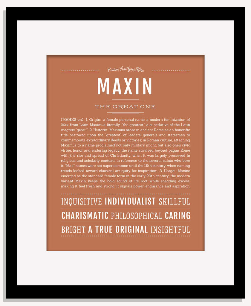 Maxin | Name Art Print