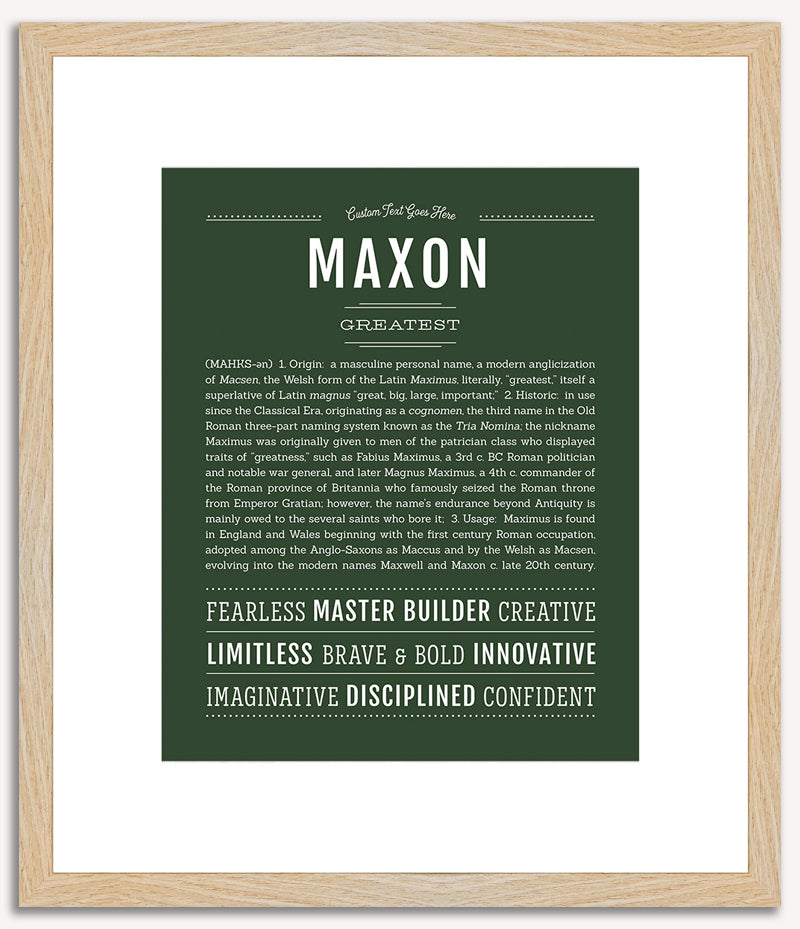 Maxon | Name Art Print