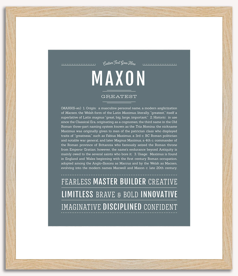 Maxon | Name Art Print