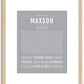 Maxson | Name Art Print