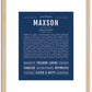 Maxson | Name Art Print