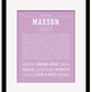 Frame Options | Lilac | Black Frame, Matted