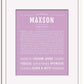 Frame Options | Lilac | White Frame, Matted