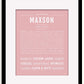 Frame Options | Dusty Rose | Black Frame, Matted