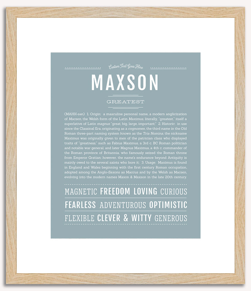 Maxson | Name Art Print