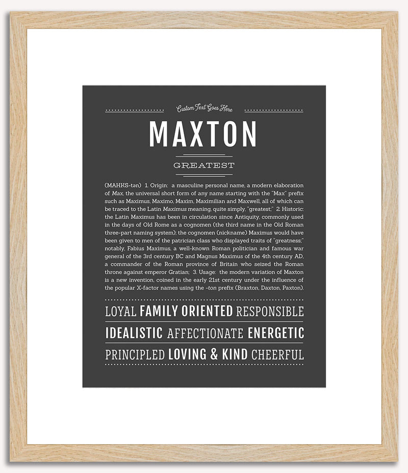 Maxton | Name Art Print