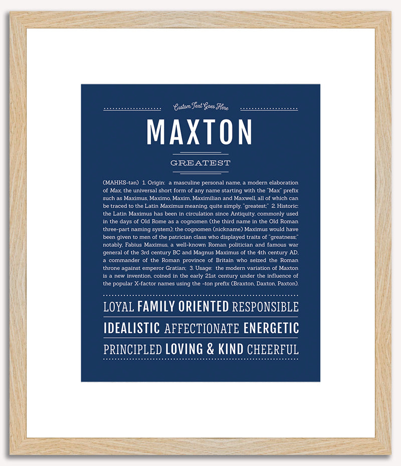 Maxton | Name Art Print