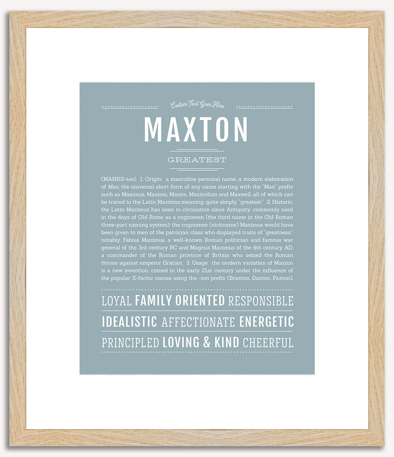 Maxton | Name Art Print