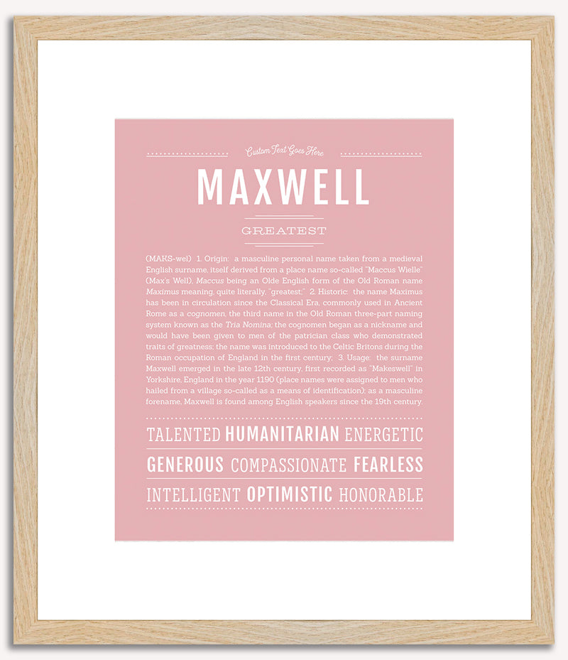 Maxwell | Name Art Print