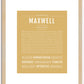 Maxwell | Name Art Print