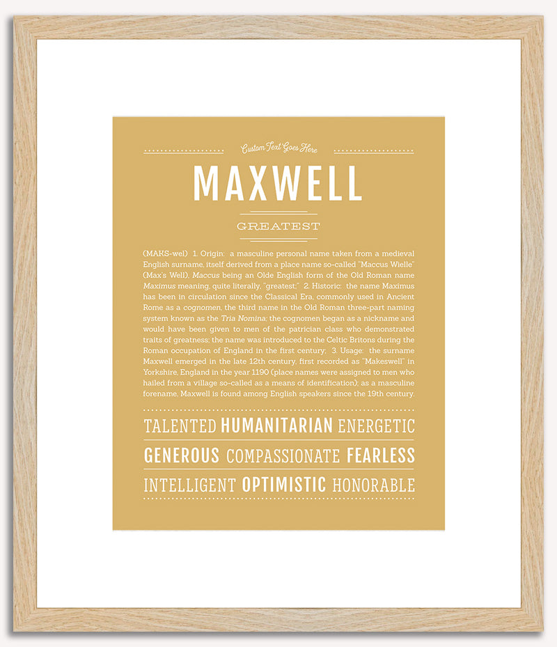 Maxwell | Name Art Print