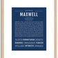 Maxwell | Name Art Print