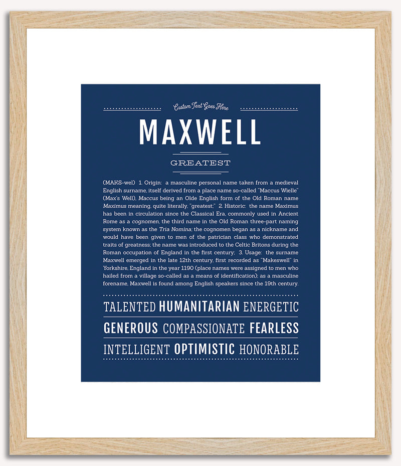 Maxwell | Name Art Print