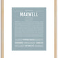 Maxwell | Name Art Print