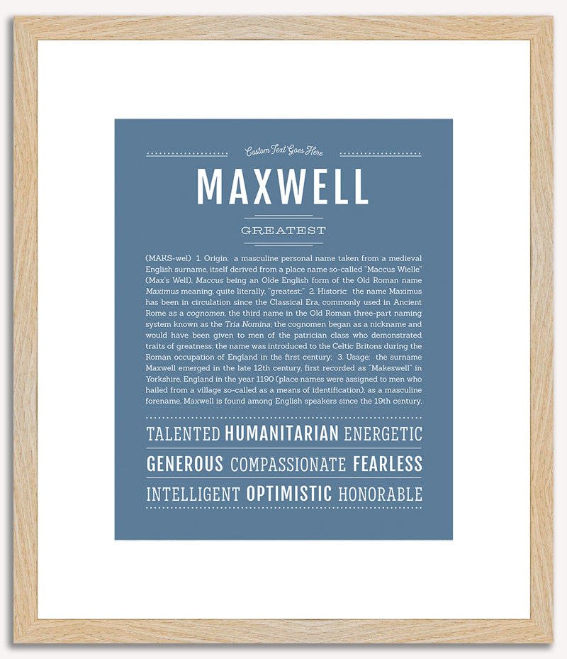 Maxwell | Name Art Print