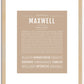 Maxwell | Name Art Print