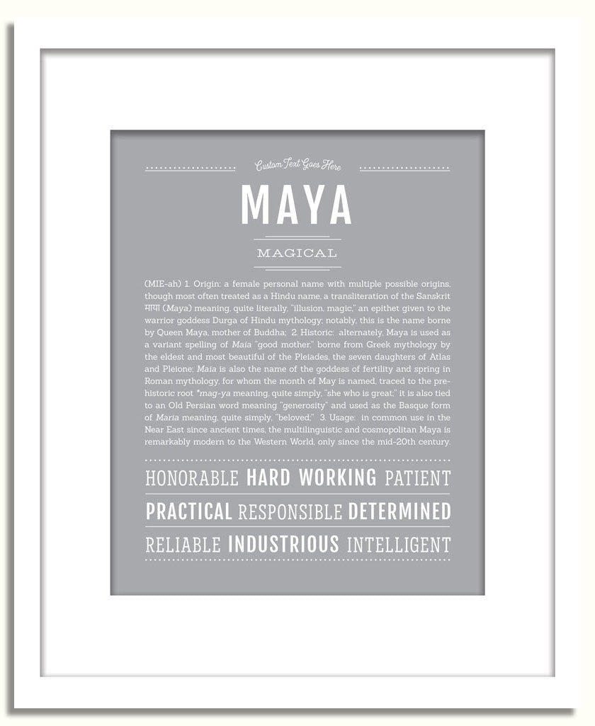 Frame Options | Light Gray | White Frame, Matted