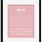 Frame Options | Dusty Rose | Black Frame, Matted