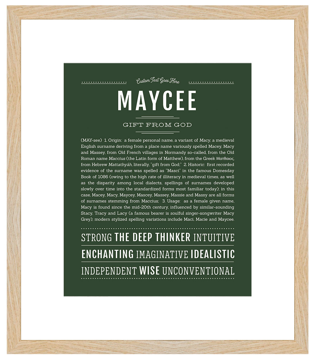 Maycee | Name Art Print