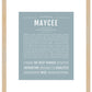 Maycee | Name Art Print