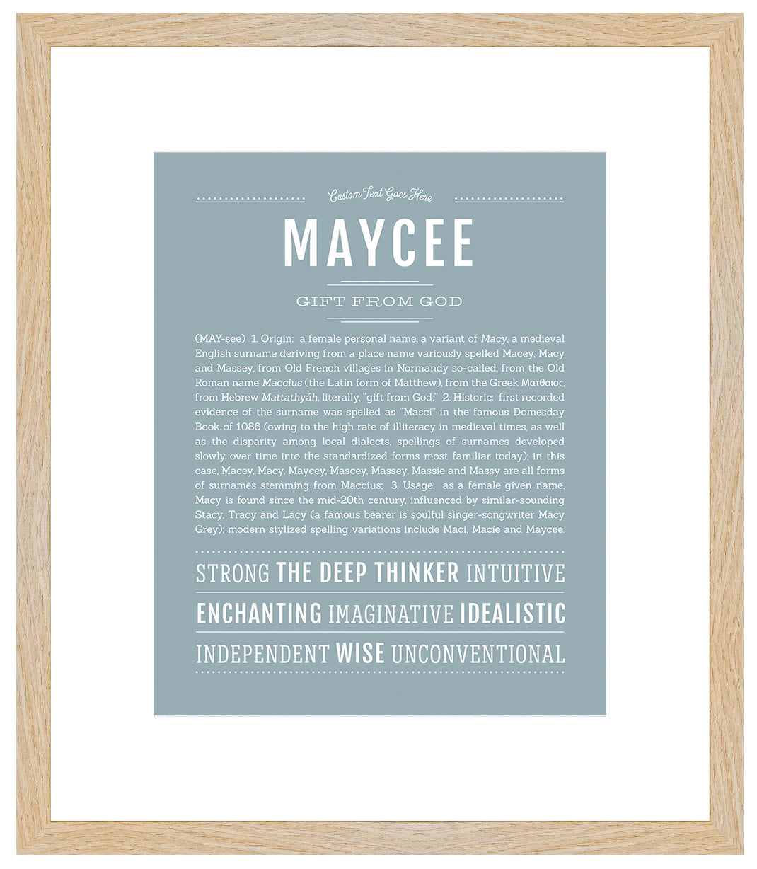 Maycee | Name Art Print