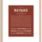 Maynard | Name Art Print