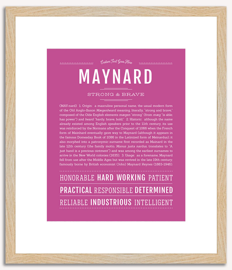 Maynard | Name Art Print