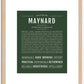 Maynard | Name Art Print