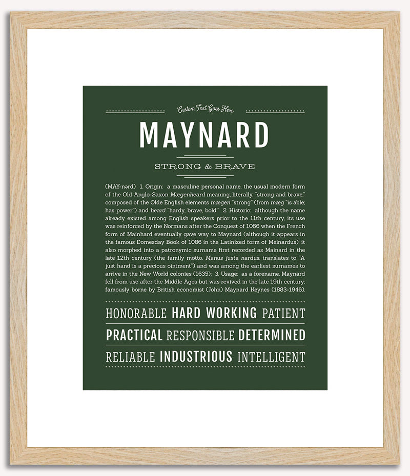 Maynard | Name Art Print