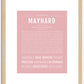 Maynard | Name Art Print