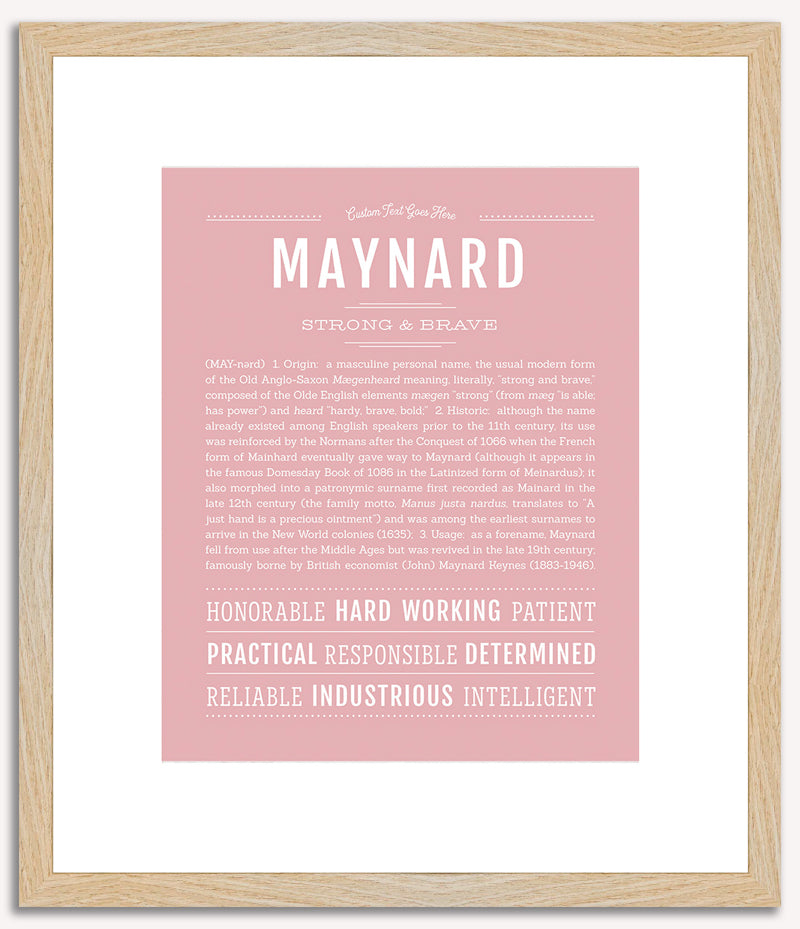 Maynard | Name Art Print