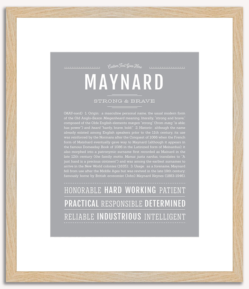 Maynard | Name Art Print