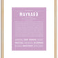 Maynard | Name Art Print