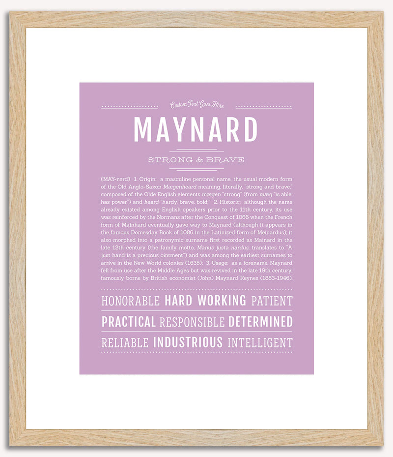 Maynard | Name Art Print