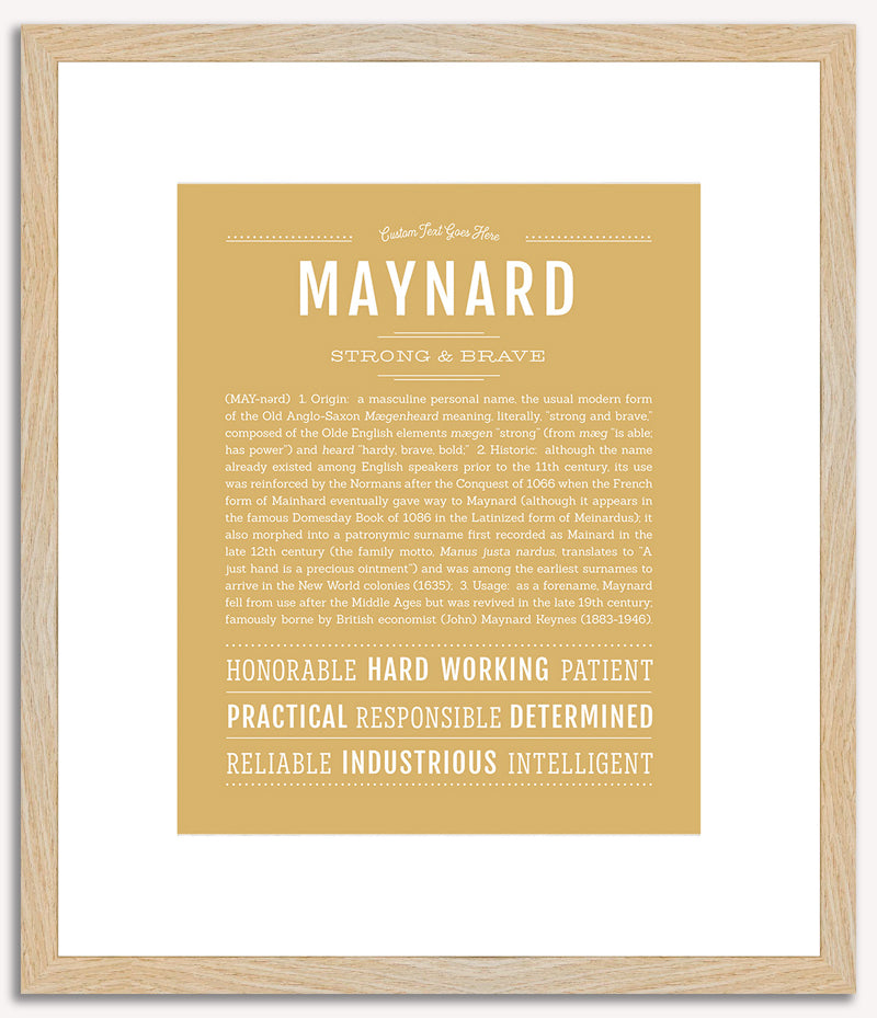 Maynard | Name Art Print