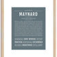 Maynard | Name Art Print