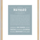 Maynard | Name Art Print