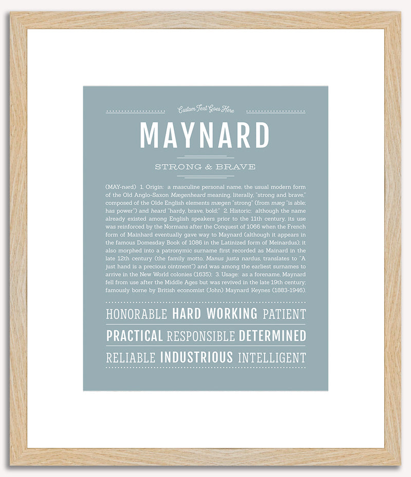 Maynard | Name Art Print