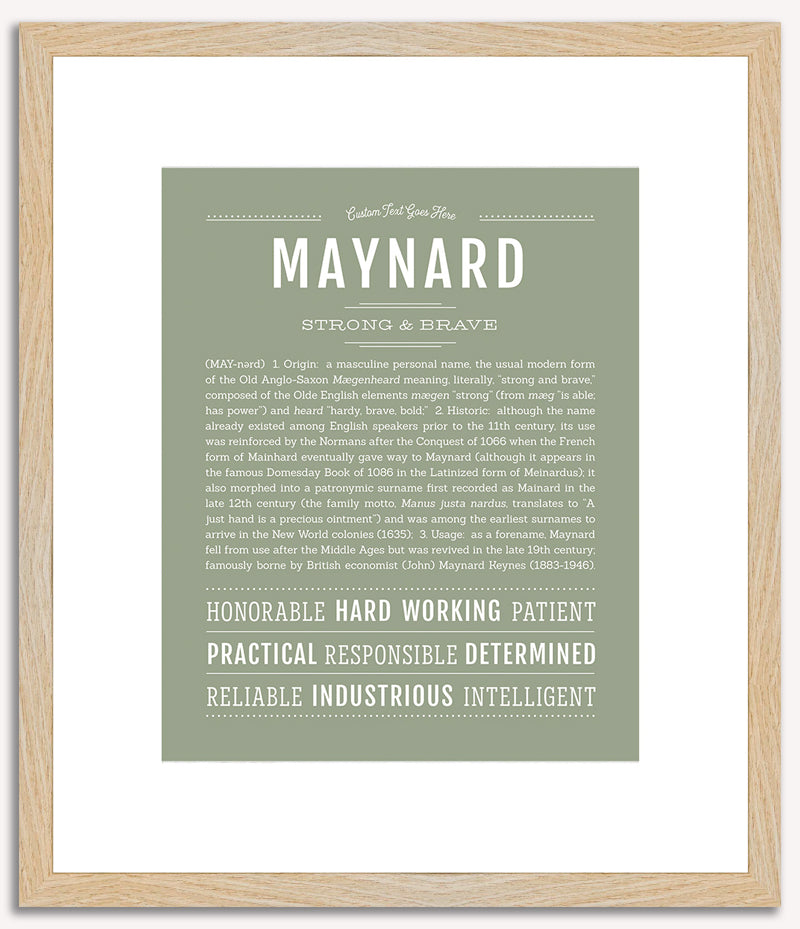 Maynard | Name Art Print