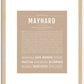 Maynard | Name Art Print