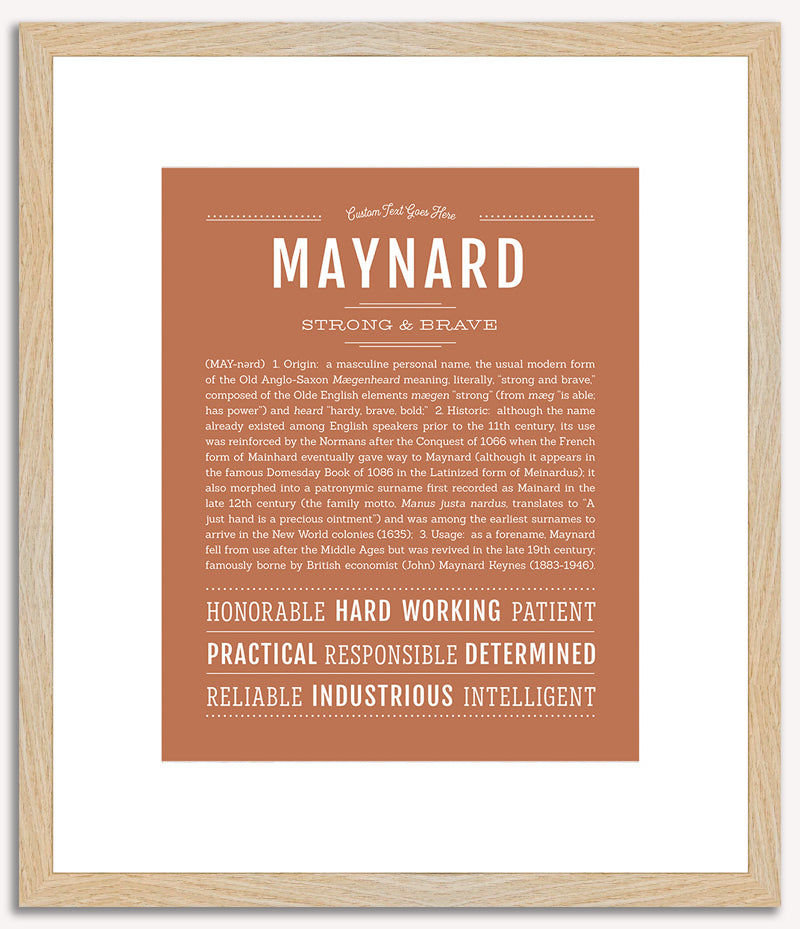 Maynard | Name Art Print