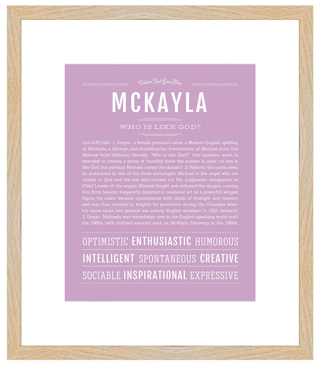 McKayla | Name Art Print