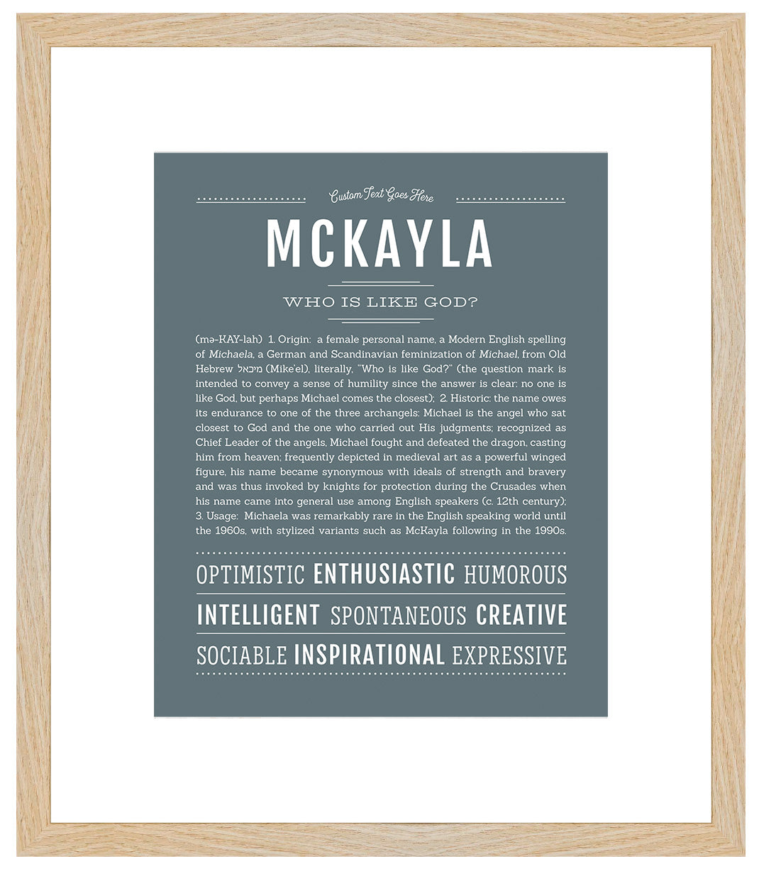 McKayla | Name Art Print