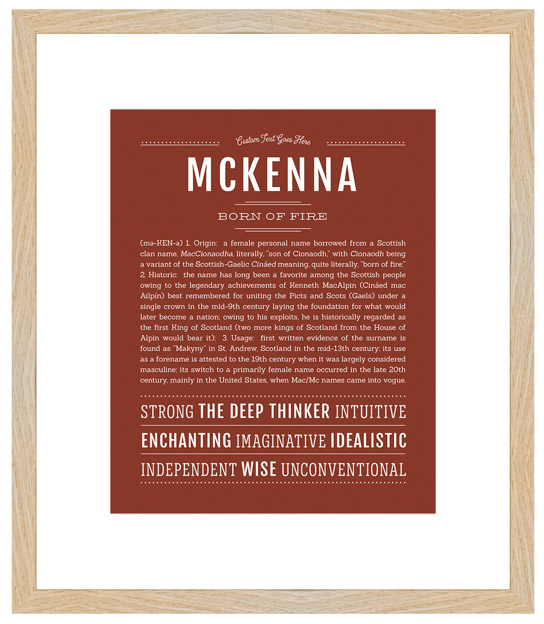 McKenna | Name Art Print