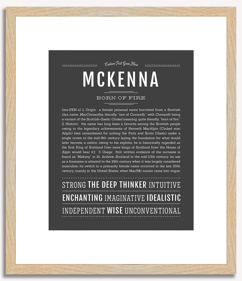 McKenna | Name Art Print