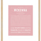 McKenna | Name Art Print