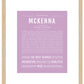 McKenna | Name Art Print