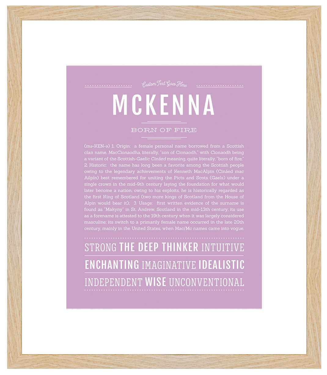 McKenna | Name Art Print